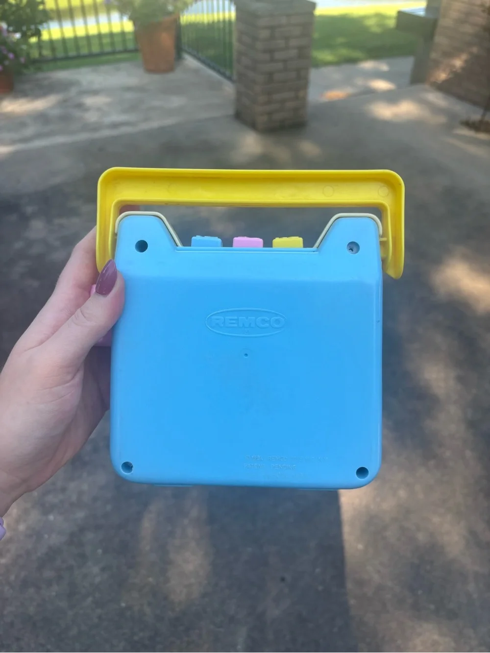 Vintage Remco Kids Musical Cassette Toy - Yellow